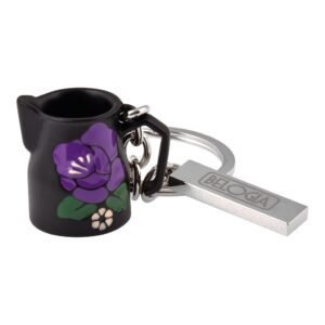 Belogia krmp 4 530004 Μπρελόκ Milk Pitcher Black με Λουλούδι