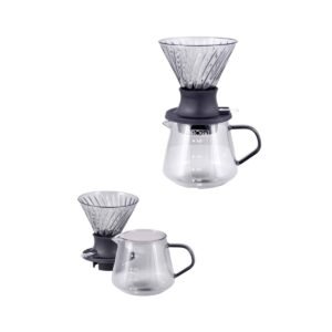 Belogia cdgg 402012 1-4cups - Glass Coffee Dripper Σετ Γκρι