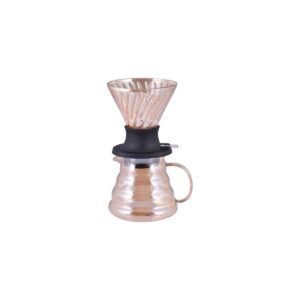 Belogia cdga 402013 1-4cups - Glass Coffee Dripper Σετ Κεχριμπάρι